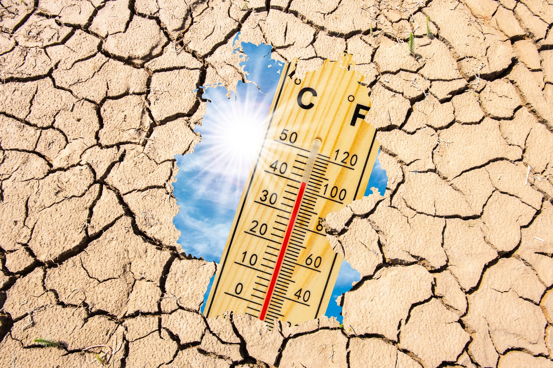 Water shortage and heat in Germany